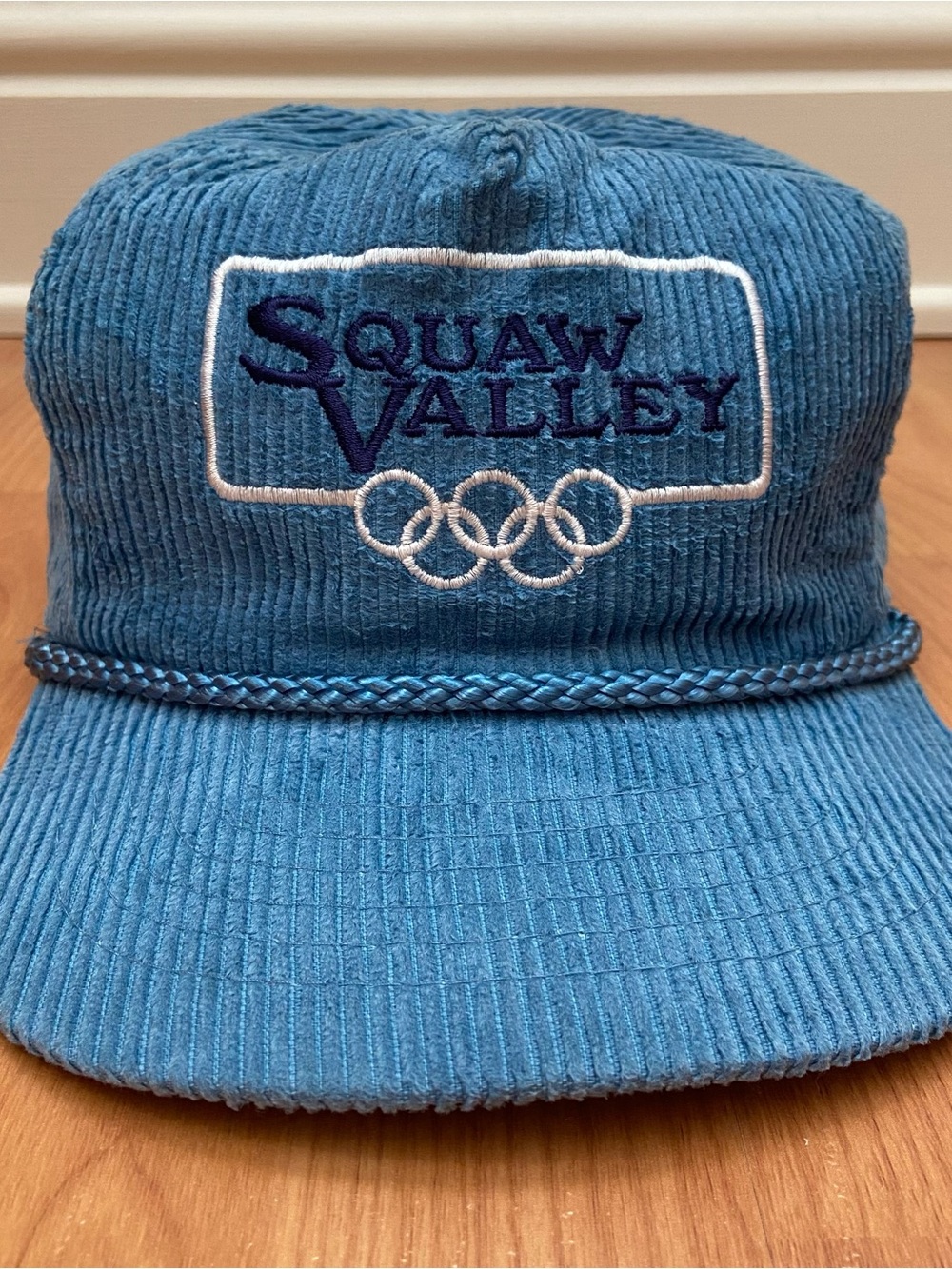 Squaw Valley 1960s Winter Olympics Corduroy Zip Closure Men’s Hat
